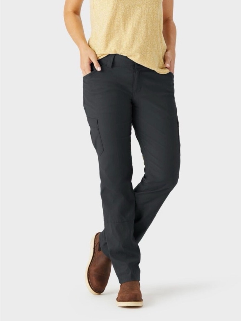 Duluth Trading Co. Women’s Dry on the Fly Convertible Roll Up Pants | Black | 10